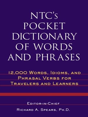 NTC's Pocket Dictionary of Words and Phrases - ebook